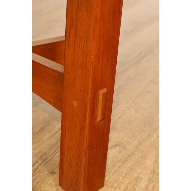 Stickley Mission Collection Cherry Octagonal Tabouret For Sale - Image 11 of 18