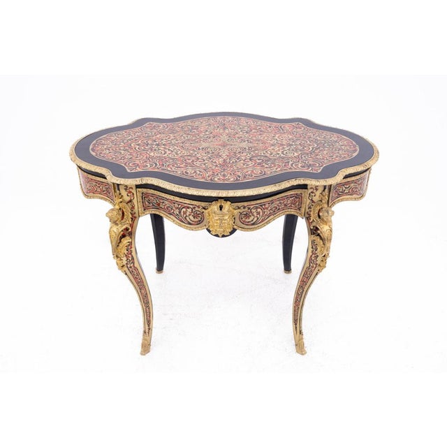 Mid-19th Century Boulle Table, France For Sale - Image 17 of 17