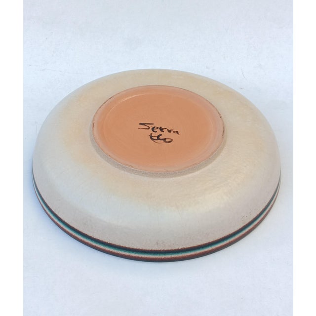 Vintage Ceramic Bowl from Serra, 1970s For Sale - Image 6 of 7