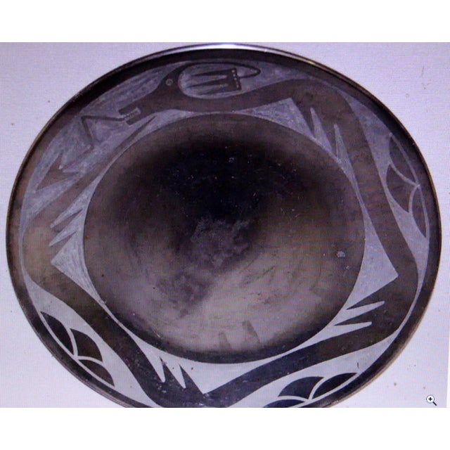 Marie and Santana San Ildefonso Plate For Sale - Image 4 of 5