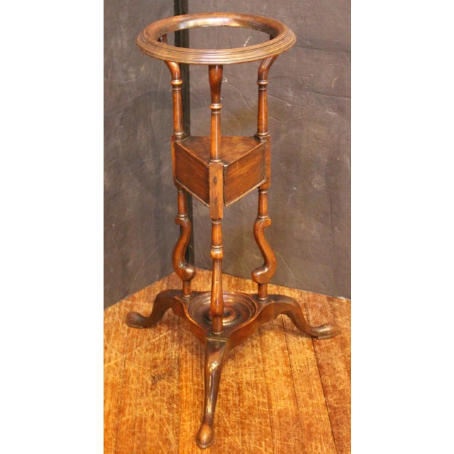 Wood Circa 1750-80 English Georgian Basin or Wig Stand Table For Sale - Image 7 of 11