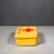 Yellow Mid-Century Industrial Metal First Aid Box c.1950 For Sale - Image 8 of 9