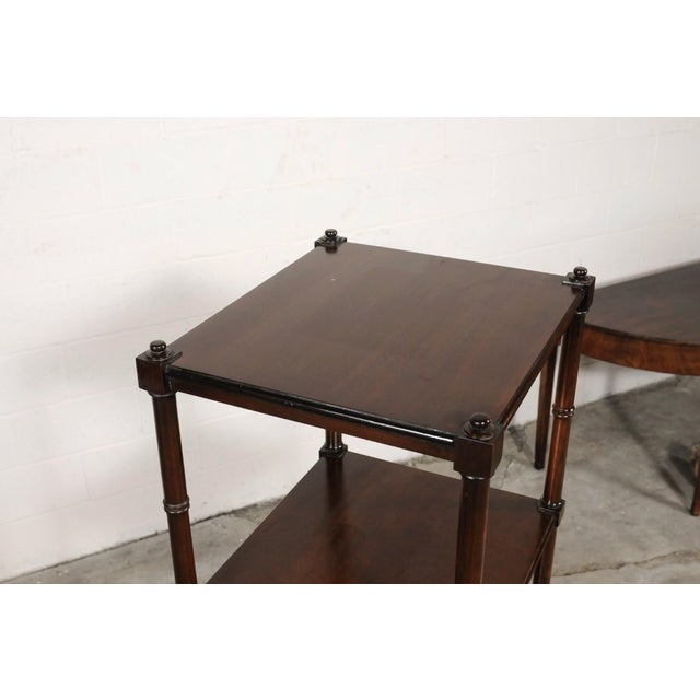 Mid 20th Century Mahogany English Étagère or Shelf For Sale - Image 5 of 14