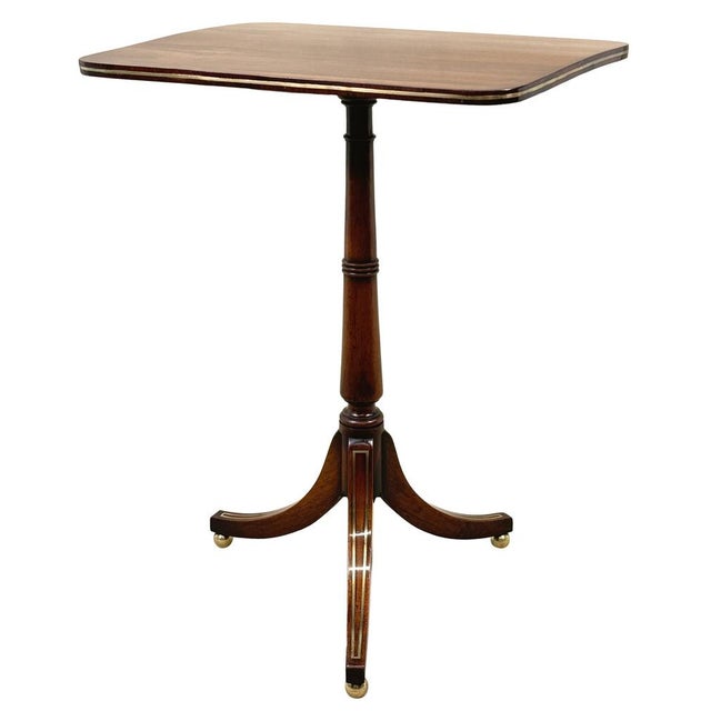 Regency Rosewood and Brass Strung Occasional Table, 1820 For Sale - Image 13 of 13