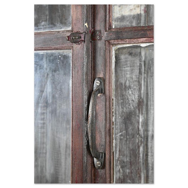 Large Patinated Solid Wood Dresser For Sale - Image 5 of 10