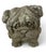 Full of charm and presence, this vintage cast stone bulldog statue sports personality and patina. Measuring 19" wide and...