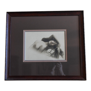 1915 Pictorialist Nude Fine Art Framed Photograph, Cleo by Kenneth McInnis