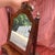 Biedermeier Swiveling Table Mirror with Carved Top For Sale - Image 6 of 18