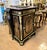 Gothic Grand Gothic Revival Display Cabinet – Ornate Black Finish With Marble Top & Gilded Gold Leaf Details For Sale - Image 3 of 3