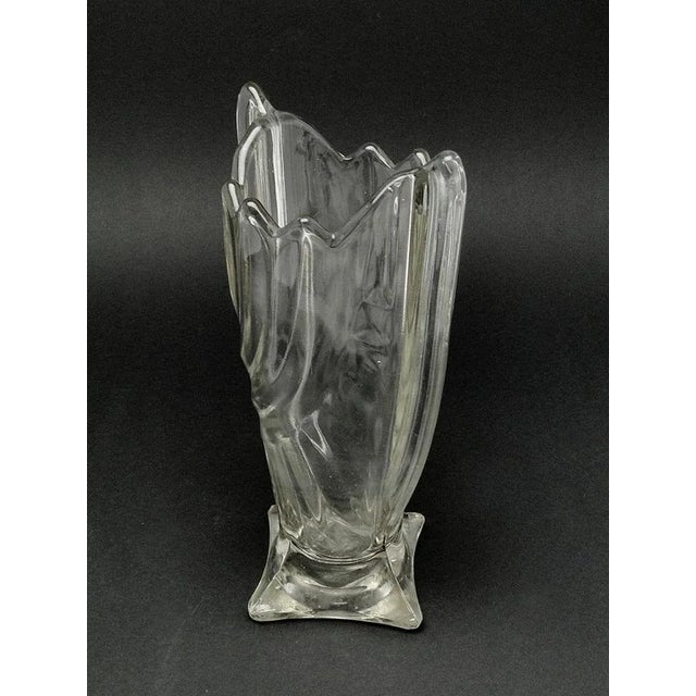 Art Deco Vase from Hortensja Glassworks, Poland, 1930s For Sale - Image 4 of 9