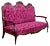Antique Mahogany Liberty Sofa For Sale