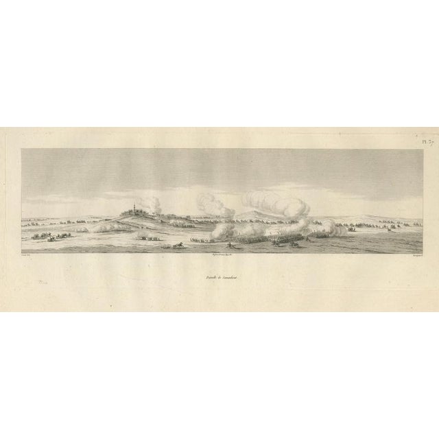 Dominique Baron Vivant Denon, Battle of Samannoud, 1802, Engraving on Paper For Sale - Image 3 of 10