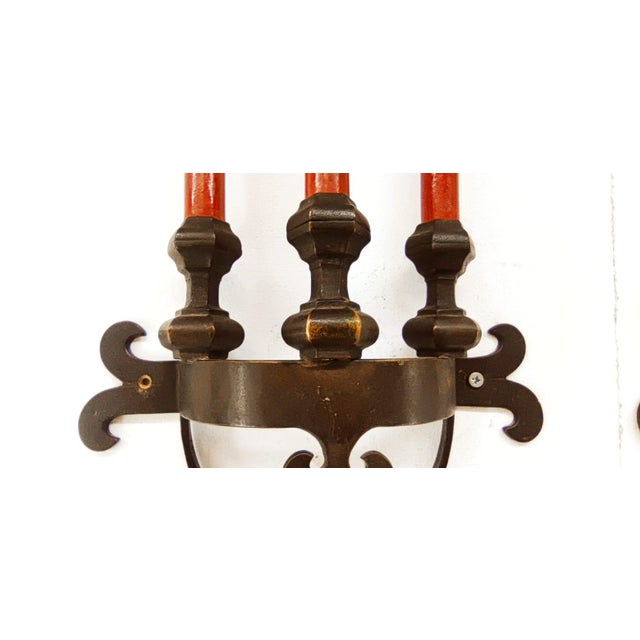 Medieval Brass Wall Lights For Sale - Image 6 of 18