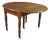 Antique 19th Century Victorian Mahogany Drop Leaf Oval Dining Table Console For Sale