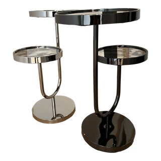 Pair of Mitchell Gold + Bob Williams Modern Trumpet Side Table For Sale