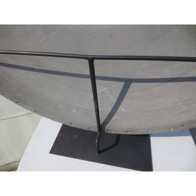 Sculpture Aluminum Disk 40" For Sale - Image 10 of 12