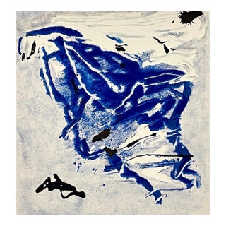 Emil Schumacher, Limited Edition Serigraph Terraraph Print Abstract Art Informel For Sale