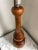 Mid 20th Century Hand Made Turned Wood Lamp For Sale - Image 4 of 11
