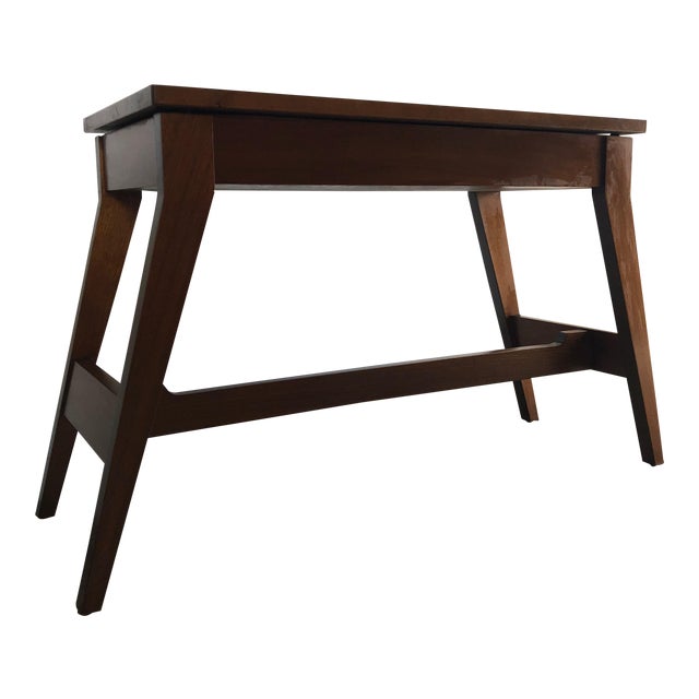 Vintage Mid Century Modern Foyer Table With Storage Chairish