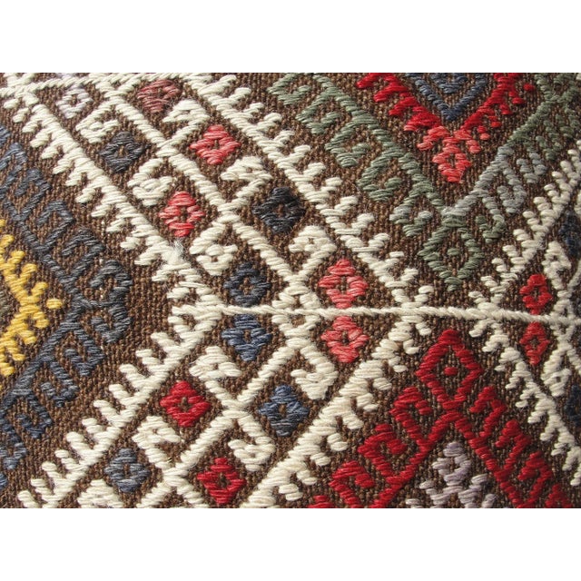 Kilim Rug Pillow Cover 16" For Sale In New York - Image 6 of 9