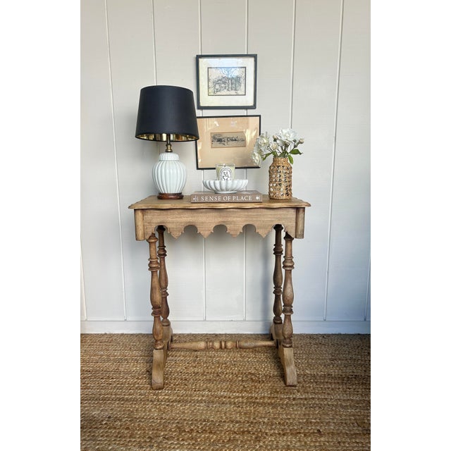 Late 1800's Scalloped Side Table For Sale - Image 9 of 12