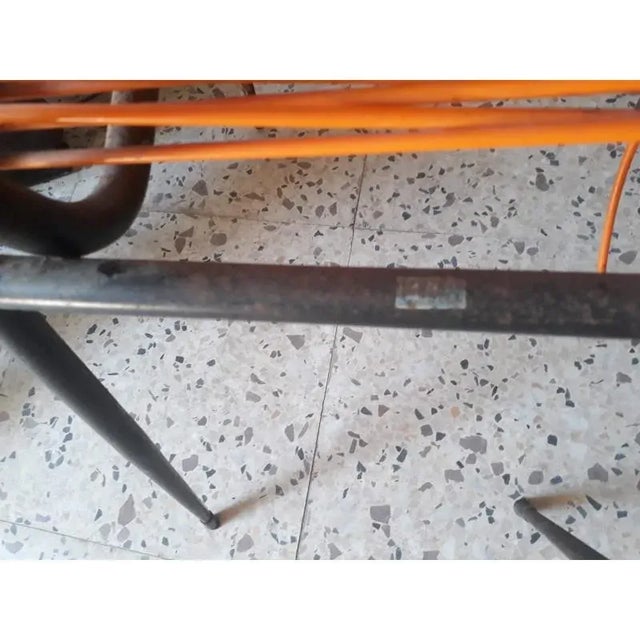 Metal Chair with Plastic Woven, 1960s For Sale - Image 6 of 16