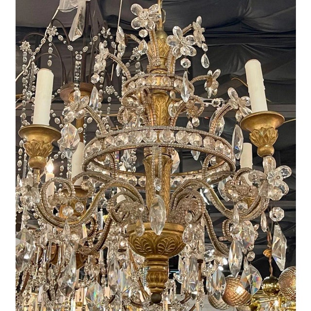 Early 20th Century Italian 4-Light Chandelier For Sale - Image 9 of 9