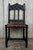 19th Carved French Oak Brown Leather Lion Dining Chairs, Henry II For Sale - Image 16 of 18