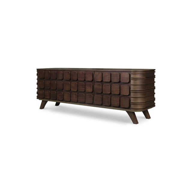 Contemporary Elliott Sideboard by Wood Tailors Club For Sale - Image 3 of 8