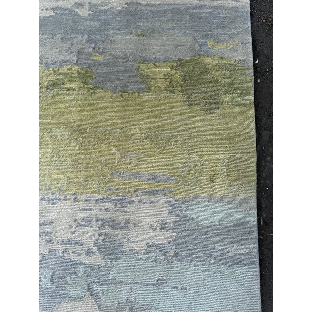 Blue 8ft X 10ft Josephon Carpets Tamarian Tahiti Sativa Area Rug For Sale - Image 8 of 12