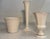 Add some Hollywood Regency glamour to your home with this curated set of three ivory and gold vases from Lenox. The set of...