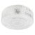 Mid-Century Round Textured Glass Flush Mount For Sale - Image 10 of 12