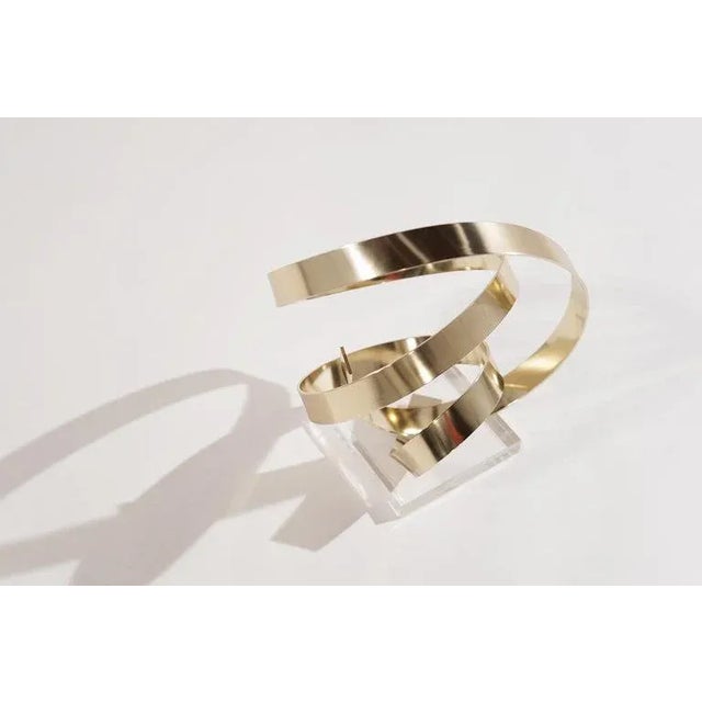 Brass "Impatience" by Dan Murphy, Circa 1979 For Sale - Image 8 of 13