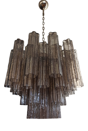 Murano Glass Tube Chandelier, 1990