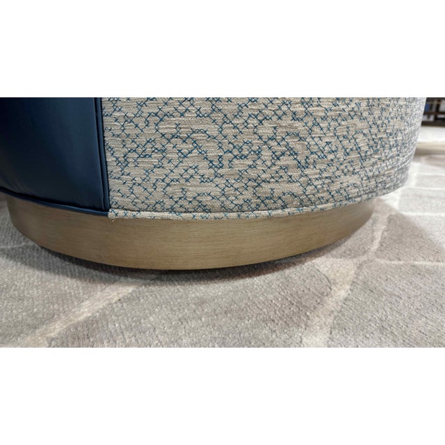 Kravet Provo Swivel Chairs, a Pair For Sale - Image 11 of 15