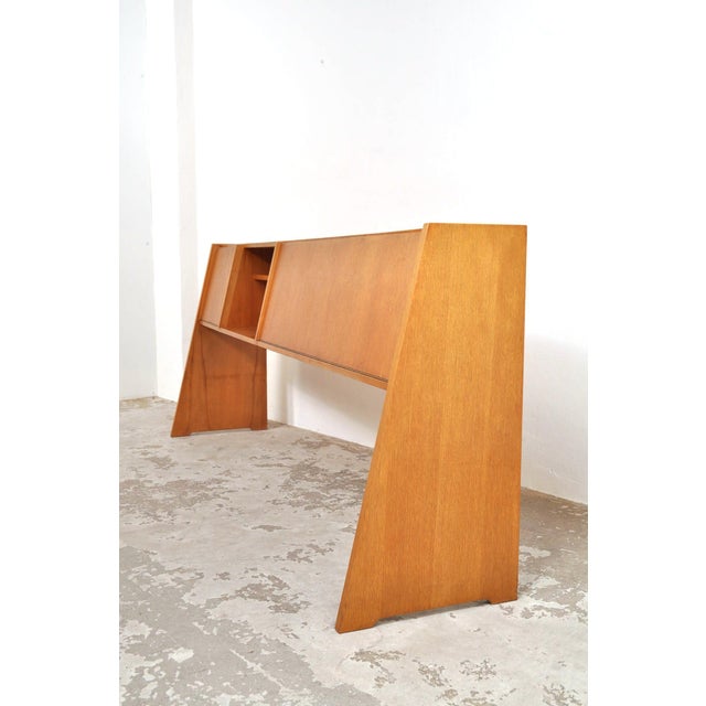 Mid-Century Slanted Front Sideboard, 1950s For Sale - Image 9 of 14
