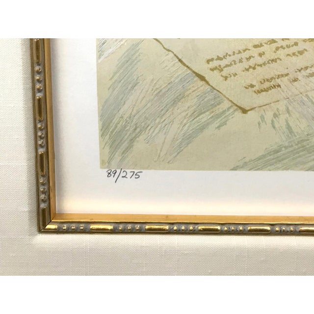 Contemporary Michael Gorban, Memories, Large Hand Signed Serigraph on Paper, Edition of 150, 46x37 In. Framed For Sale - Image 3 of 3
