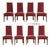 1960s Pere Cosp Oak and Mohair Dining Chairs - Set of 8 For Sale