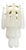 Clear Conchiglie Murano Glass Gold Wall Sconce by Simoeng For Sale