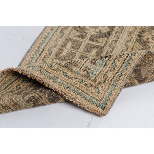 Turkish Antique Vintage Floral Runner Rug For Sale - Image 3 of 10