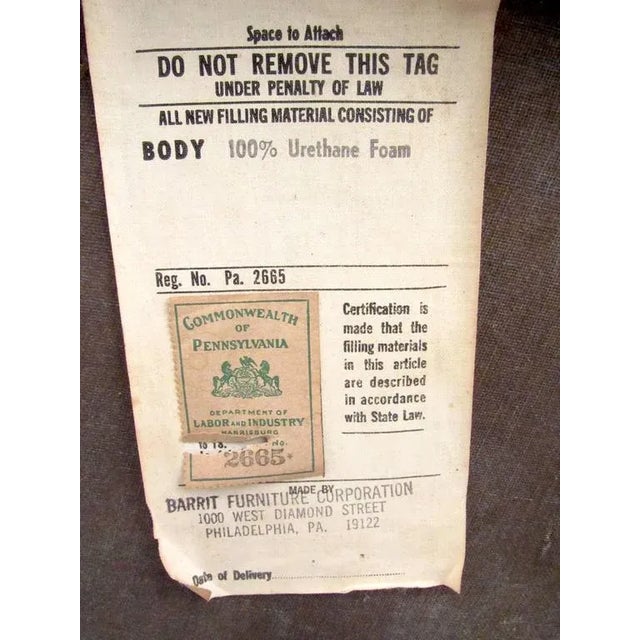 Brown Vintage Wishbone Style Armchair For Sale - Image 8 of 9