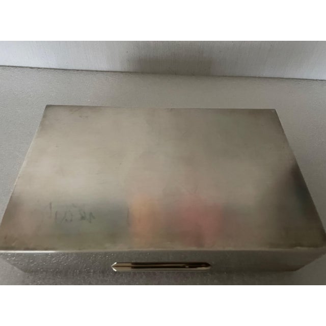 Mid-Century Modern Vintage Puiforcat Cigar Box, 1950s For Sale - Image 3 of 11