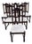 French Country Dining Chairs With Upholstery Seats - Set of 6 For Sale