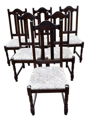 French Country Dining Chairs With Upholstery Seats - Set of 6
