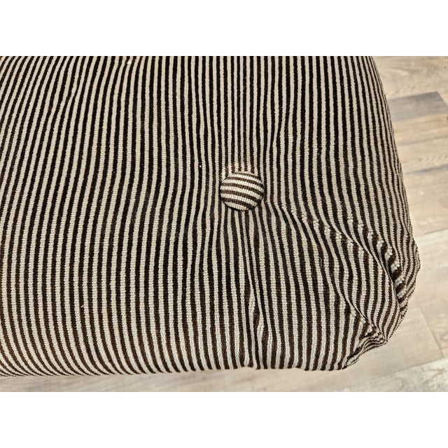Set of Italian Modular Lounge Chairs in Striped Fabric, 1970s For Sale - Image 15 of 18