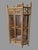 Antique Victorian Oak Stick & Ball Curio Cabinet China Display Case 35” X 21” For Sale - Image 10 of 10