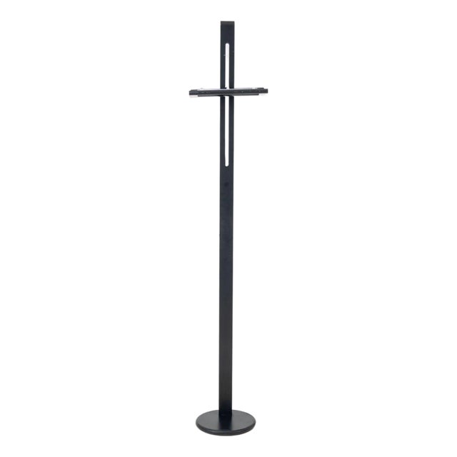 Italian Postmodern Patinated Aluminum Floor Lamp For Sale