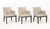 Contemporary Christian Liaigre Style Taupe Upholstery Dining Chairs, 6 For Sale - Image 3 of 9