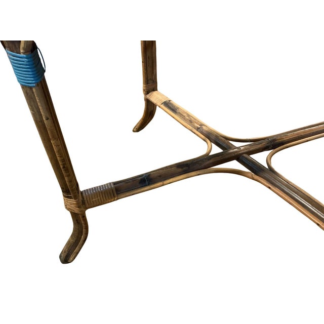 1920’s French Wicker Table For Sale - Image 10 of 11