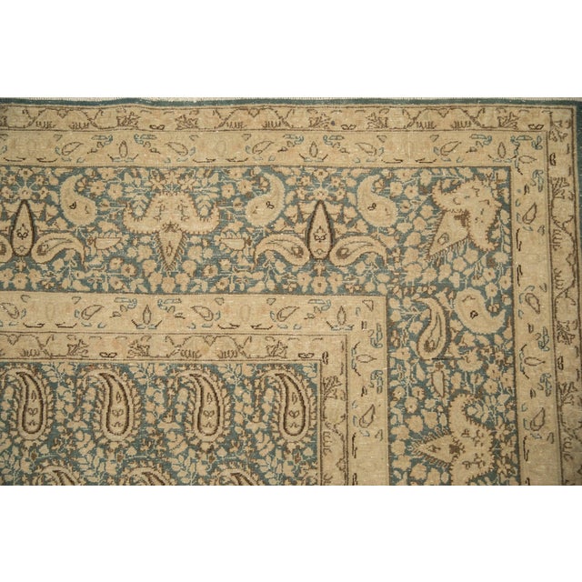 Textile Vintage Distressed Meshed Carpet - 9'4" x 13'5" For Sale - Image 7 of 10